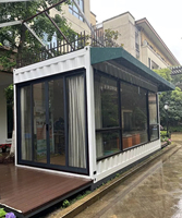 Laboratoire mobile en conteneur à panneaux sandwich en acier, à assemblage rapide, durable, design moderne, étanche, résistant au vent, respirant, temporaire