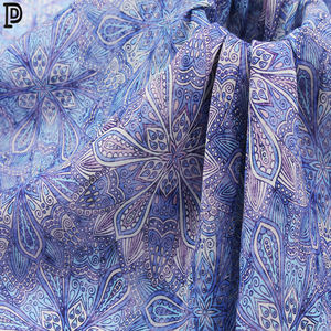 ผ้าป่านสไตล์จีนแห่งชาติผ้าฝ้ายพิมพ์ดิจิตอลลวดลายเรขาคณิตสามารถปรับแต่งผ้า - Product Image 4