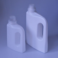 Bouteille de détergent liquide pour lessive en PEHD de 2 litres, grande capacité, couleur personnalisée, pour la vente en gros, contenants de nettoyage ménager