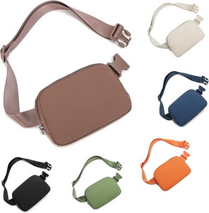 2024 paling laris tahan air uniseks Logo kustom tas sabuk kebugaran tas pinggang nilon olahraga luar ruangan tas selempang <span class=keywords><strong>Fanny</strong></span> - Product Image 1