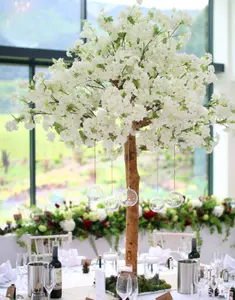 Seta artificiale albero di ciliegio in fiore di ciliegio fiore di nozze centrotavola per la decorazione di vendita all'ingrosso