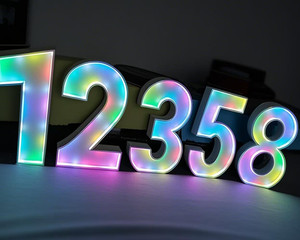 4ft Led số lớn khổng lồ ánh sáng lên chữ dẫn marquee bức thư tình marquee dấu hiệu đám cưới - Product Image 5