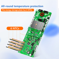 Circuitos Integrados Inteligentes BMS 24V 48V 50A 100A 150A 200A Placa de Protección de Batería de Litio LiFePO4 con Balance BMS RS485 CAN BT TDT