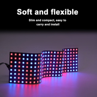 WS2812B RGB 5050SMD Pixel LED Panel Module d'écran matriciel flexible Adressable individuellement IC WS2812 DC5V