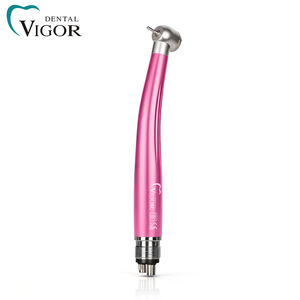 Turbine dentaire haute vitesse colorée à bouton-poussoir, triple pulvérisation d'eau, tête à couple standard pour clinique dentaire - Product Image 5