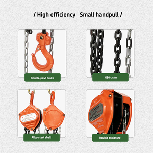 Paranco a Catena Manuale <span class=keywords><strong>KAWASAKI</strong></span> da 1 Tonnellata, 2,5m, Resistente, G80, per Officina, Miniera, Cava, Tunnel, Costruzioni - Product Image 5