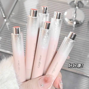 โลโก้ที่กําหนดเองขายส่งแต่งหน้าเยลลี่ลิปเคลือบ 6 <span class=keywords><strong>สี</strong></span>เม็ด<span class=keywords><strong>สี</strong></span>สูงกันน้ํายาวนานชุ่มชื้นอวบน้ําลิปสติก - Product Image 5