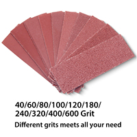 Papier de verre personnalisable OEM compatible sec-humide pour polir le papier abrasif de sable d'oxyde d'aluminium imperméable pour le meulage du bois