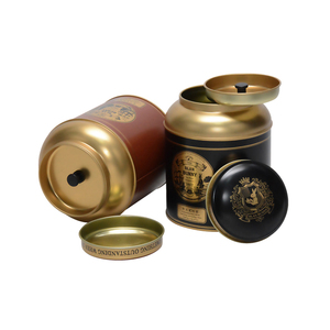 Quảng Châu nhà máy chất lượng cao Vòng in kim loại trà Canister bao bì trà có thể Hộp Quà Tặng Cổ Điển Trung Quốc tùy chỉnh trà tin - Product Image 4