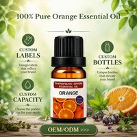 Huile essentielle d'orange pure à 100% personnalisée, 10 ml, qualité thérapeutique, huile d'aromathérapie naturelle pour diffuseur, massage, soin de la peau
