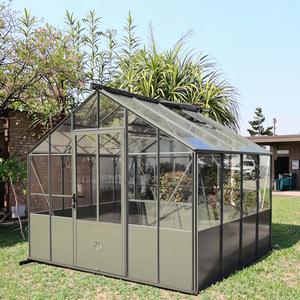 Vidrio endurecido de seguridad para invernadero de jardín prefabricado o panel de <span class=keywords><strong>PC</strong></span> Madera tratada a presión natural fácilmente ensamblada - Product Image 4