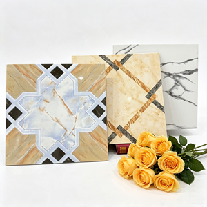 <span class=keywords><strong>Parquet</strong></span> en céramique moderne, surface brillante, 400x400 mm, design marbre, pour appartement, chambre, sol - Product Image 2