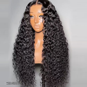 Parrucche Frontali in Pizzo HD all'Ingrosso, <span class=keywords><strong>Capelli</strong></span> Umani 13x6 Senza Colla, Parrucca Frontale in Pizzo HD Completa, Fornitore di Parrucche Ondulate Profonde, <span class=keywords><strong>Capelli</strong></span> Indiani Grezzi - Product Image 1
