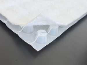 Ligne de production de tapis de drainage en PE à extrudeuse monovis à économie d'énergie pour HDPE, LLDPE, EVA, <span class=keywords><strong>géotextile</strong></span> non tissé enduit et machines PLC - Product Image 5
