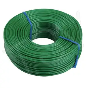 16GA 3LB Green Yellow PVC Rebar Tie Wire