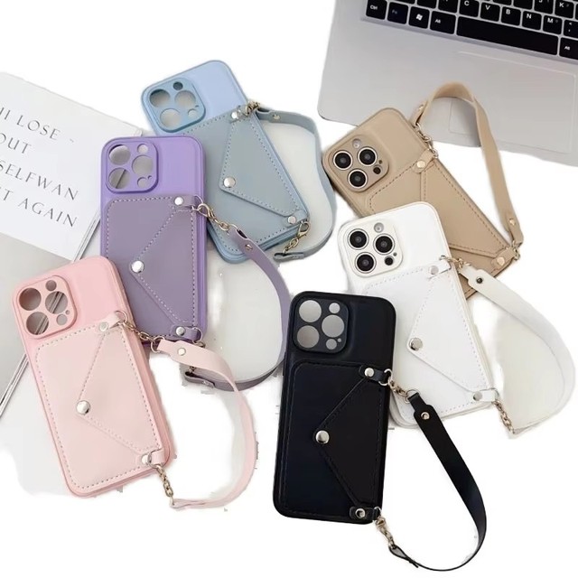 Leather Wallet Bag Newest TPU Mobile Accessories Back Cover Phone Case for Iphone 11 12 13 14 15 16 17 Pro Max Puls