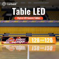CANBEST Taşınabilir Basketbol Dijital LED Skorboardu İç Mekan Sporları Okullar, Üniversiteler ve Kolejler için Özel Boyutlu Ekran
