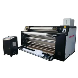 Kleidungs stück Rotations kalander walze Wärme übertragungs sublimation maschine Rolle-zu-Rolle-Druckmaschine Thermopapier rollen drucker