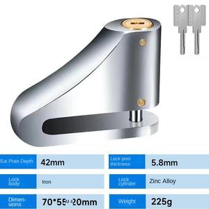 Antivol de disque de frein en acier allié pour voiture électrique, moto, VTT et vélo – Verrou de disque de frein pour véhicules à batterie - Product Image 6