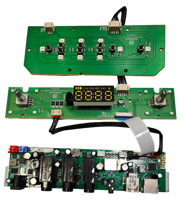Module amplificateur audio double canal avec lecteur MP3 et affichage numérique pour système de sonorisation DIY