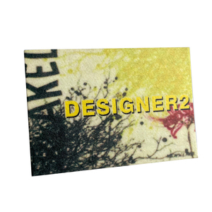 Etiqueta de cuero de papel Kraft con impresión de logotipo de marca personalizada de alta calidad para prendas de vestir <span class=keywords><strong>Jeans</strong></span> ropa parche de cuero - Product Image 5