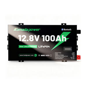 슬림 리튬 철 배터리 12V 100Ah/200Ah/300Ah | 캠핑 자동차 태양열 및 해양 사용을 위한 딥 사이클 <span class=keywords><strong>LiFePO4</strong></span> 배터리 팩 - Product Image 1