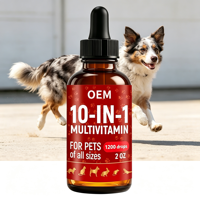 Gouttes aromatisées au lapin OEM pour la peau sensible, gouttes vitaminées