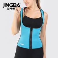 JINGBA-traje de Sauna adelgazante para mujer, chaleco de Sauna caliente para perder peso, 3 veces, 3380