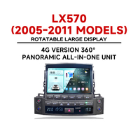NUEVOS Radios para Auto con Pantalla Táctil de 12.3 Pulgadas, Carplay, Android Auto, Reproductor de DVD para Auto con DSP para Lexus LX570 2005-2011