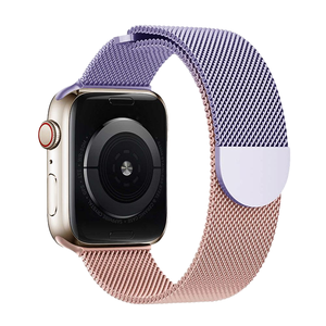 สายนาฬิกาข้อมือสแตนเลสสตีลแบบ Milanese Loop พร้อมตัวล็อคแม่เหล็ก ปรับได้ ระบายอากาศได้ดี สำหรับนาฬิกาอัจฉริยะ - Product Image 1