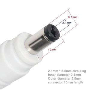 Водонепроницаемый 4,0x1,7 мм разъем питания постоянного тока 5525/5521 Штекерный переходник женский + Мужской Удлинительный кабель - Product Image 5