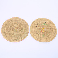Cible de tir en corde colorée traditionnelle 50*2 cm pour arc, en paille solide, accessoire de bloc de pratique de tir en plein air