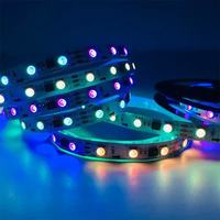 Tira de Luces LED Programable, Píxeles LED RGB, Tira de Luces LED WS2811 12V 30/60/108Leds/M, Exterior IP20, Impermeable