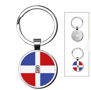 Parapluie drapeau national en polyester personnalisé avec logo, vente en gros, pour supporters de football 2026 de la République Dominicaine - Product Image 6