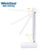 Lampe de table LED rechargeable, pliable, lampe de lecture de bureau, lampe de lecture rechargeable par USB