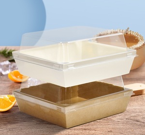 Tiramisu <strong>Basque</strong> Cake Packing Box with Raised Cutouts for Slicing Into Pieces. Baked Dessert for Packaging in a Meal Box. - Product Image 3