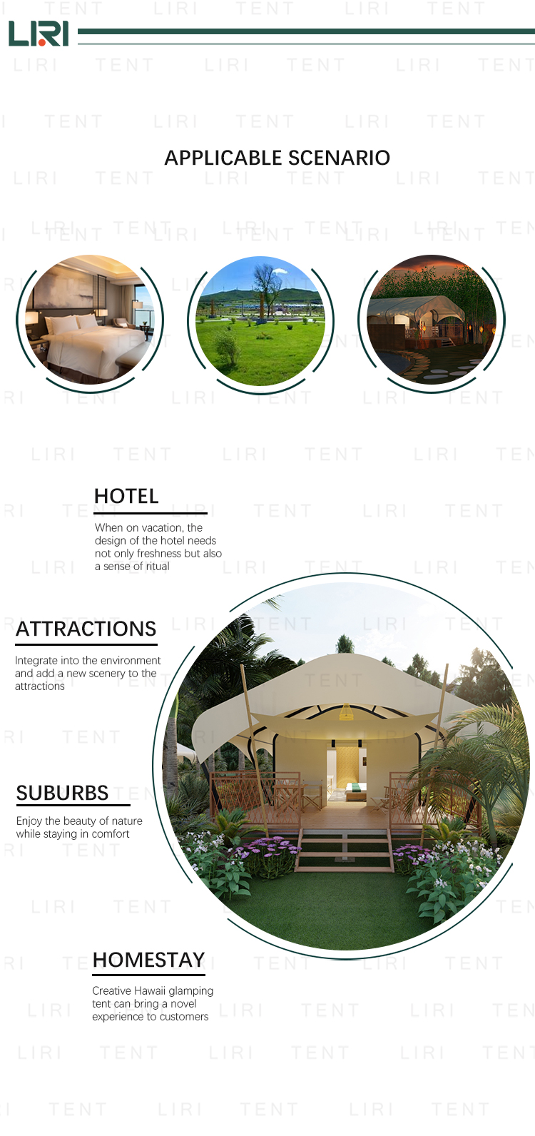Waterproof Winter Glaming Hotel Luxury Cabin Hawaii Square Jungle Tents