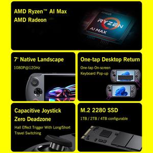 Nouvelle console de jeu portable GPD WIN 5, design dernier cri, 32 Go + 1 To, écran 7 pouces, système d'exploitation Windows 11, processeur AMD Ryzen AI Max 385, console de poche Wi-Fi - Product Image 3