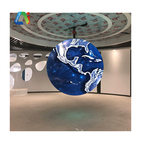Écran sphérique LED haute performance 0.6m Sphère d'intérieur Led affiche 360 degrés Flexible pleine couleur boule sphère 3D Led écran