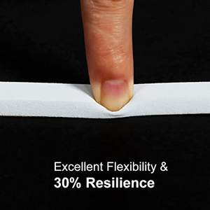 Cinta aislante de espuma EPDM, autoadhesiva, insonorizada, bloqueador de ruido para puerta corredera - Product Image 2