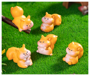Bán Buôn Điêu Khắc Dễ Thương Phim Hoạt Hình 3D Nhỏ Sóc Bức Tượng Nhỏ Động Vật Nhựa Thu Nhỏ Nhân Vật Kid Đồ Chơi Quà Tặng Đối Tượng Quà Tặng - Product Image 5