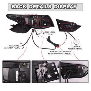 Luces Traseras Modificadas RGB SINDAR para Infiniti Q50 Q50s 2013-2017, para Nissan Skyline 200GT-T 350GT V37 2014-2024, Estilo Hawkeye - Product Image 4