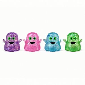 Nuevo Juguete Antiestrés de Malta con Forma de Fantasma de Halloween, Estilo Europeo Americano, con Música y Rebote Lento, en Colores Morado, Rosa y Azul - Product Image 1