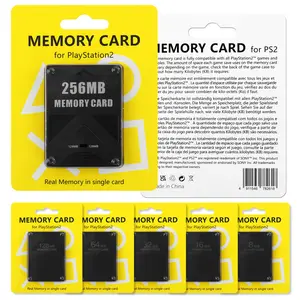 Memory Card for PS2 Memory 8MB 16MB 32MB 64MB 128MB 256MB Storage Card Memory Expansion Cards for PS2