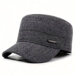 Gorra de Béisbol de Invierno con Forro Polar Cálido, Estilo Casual para Viajes al Aire Libre, Gorra de Capitán Gruesa para Hombre - Product Image 6