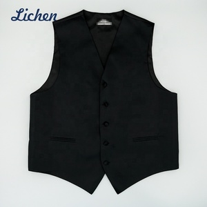 Gilets Fabricants Haute et Qualité Slim Fit Hommes Social <span class=keywords><strong>Gilet</strong></span> Cravate Mouchoir Paisley Gilets pour Fête De Mariage - Product Image 4