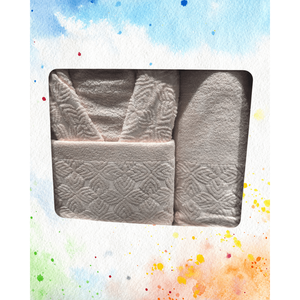 Juego de Toallas de Baño y Bata de Baño de 3 Piezas 100% Algodón Turco de Secado Rápido, Refrescante, Desechable, Tamaño Individual, Hecho a Mano, Superventas - Product Image 4