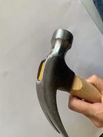Haute qualité bricolage Grade 20oz marteau à clous avec manche en bois personnalisable OEM toiture marteau à griffes prix de gros d'usine