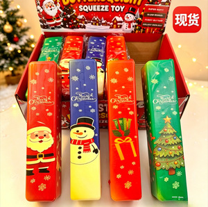 Juguete Blandito de Mantequilla de Navidad 2026, Juguete Gigante de PU de Rebote Lento, Juguetes Antiestrés para Apretar, para Venta al por Menor en Tiendas - Product Image 5