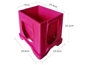 ถังพลาสติกสำหรับจัดดอกไม้แบบเดนมาร์ก วางซ้อนกันได้ ทนทาน เหมาะสำหรับจัดแสดงดอกไม้ ร้านดอกไม้ ศูนย์การค้าดอกไม้ รับสั่งซื้อจำนวนมาก พร้อมสกรีนโลโก้ - Product Image 6